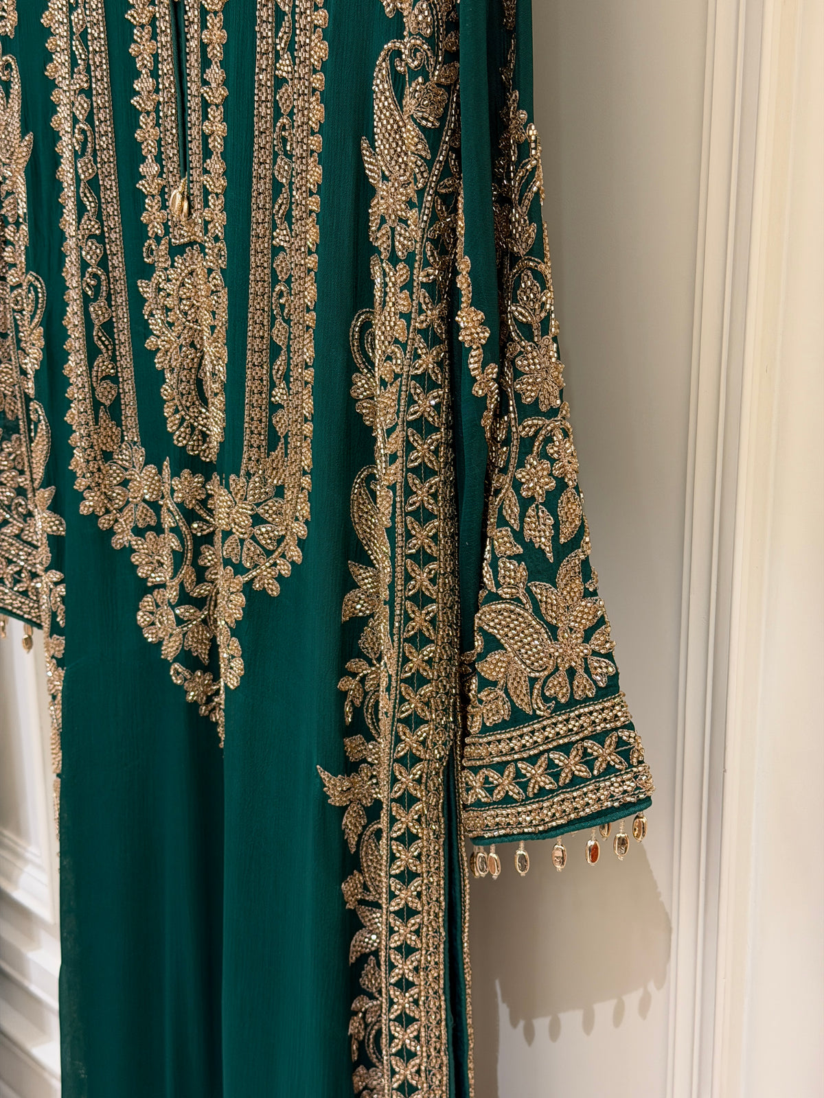 Luxury Chinon Long Shirt Set