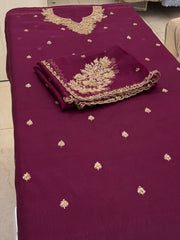 Noor-e-Zardozi Luxury Organza Silk Suit