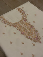 Gul-e-Rose Blush Luxury Organza Ensemble