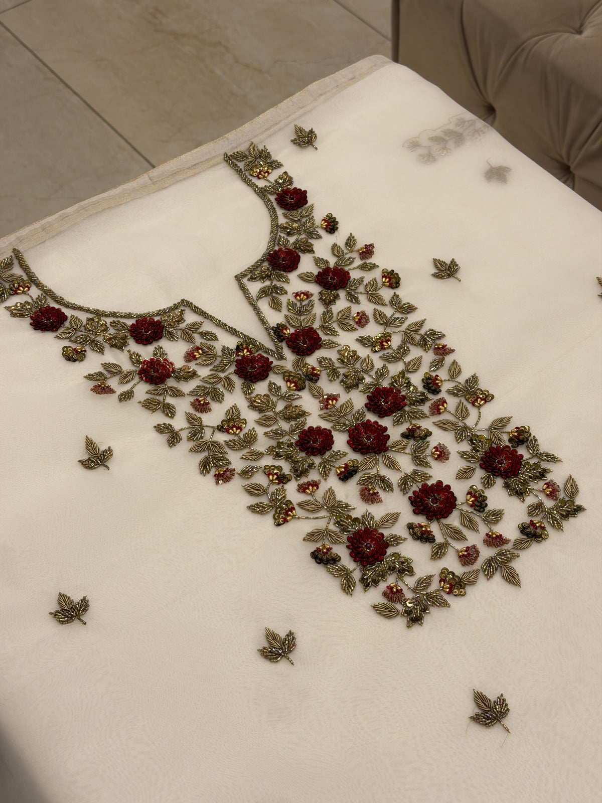 Gul-e-Shaam Luxury Handwork Ensemble