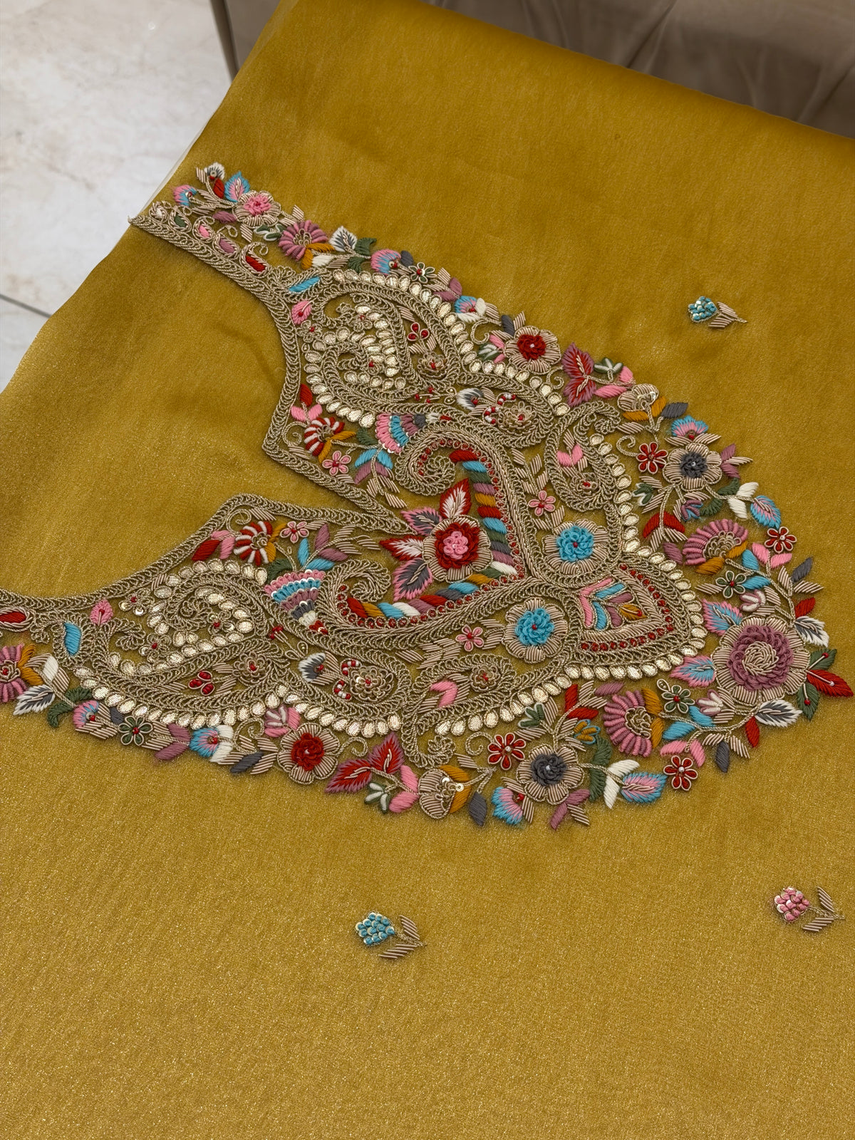 Gulnaar Luxury Tissue Silk Set