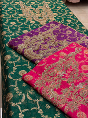 Zarq-e-Mehfil – Royal Zardozi Embroidered Silk Ensemble