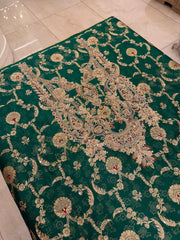 Zarq-e-Mehfil – Royal Zardozi Embroidered Silk Ensemble