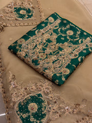 Zarq-e-Mehfil – Royal Zardozi Embroidered Silk Ensemble