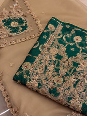 Zarq-e-Mehfil – Royal Zardozi Embroidered Silk Ensemble