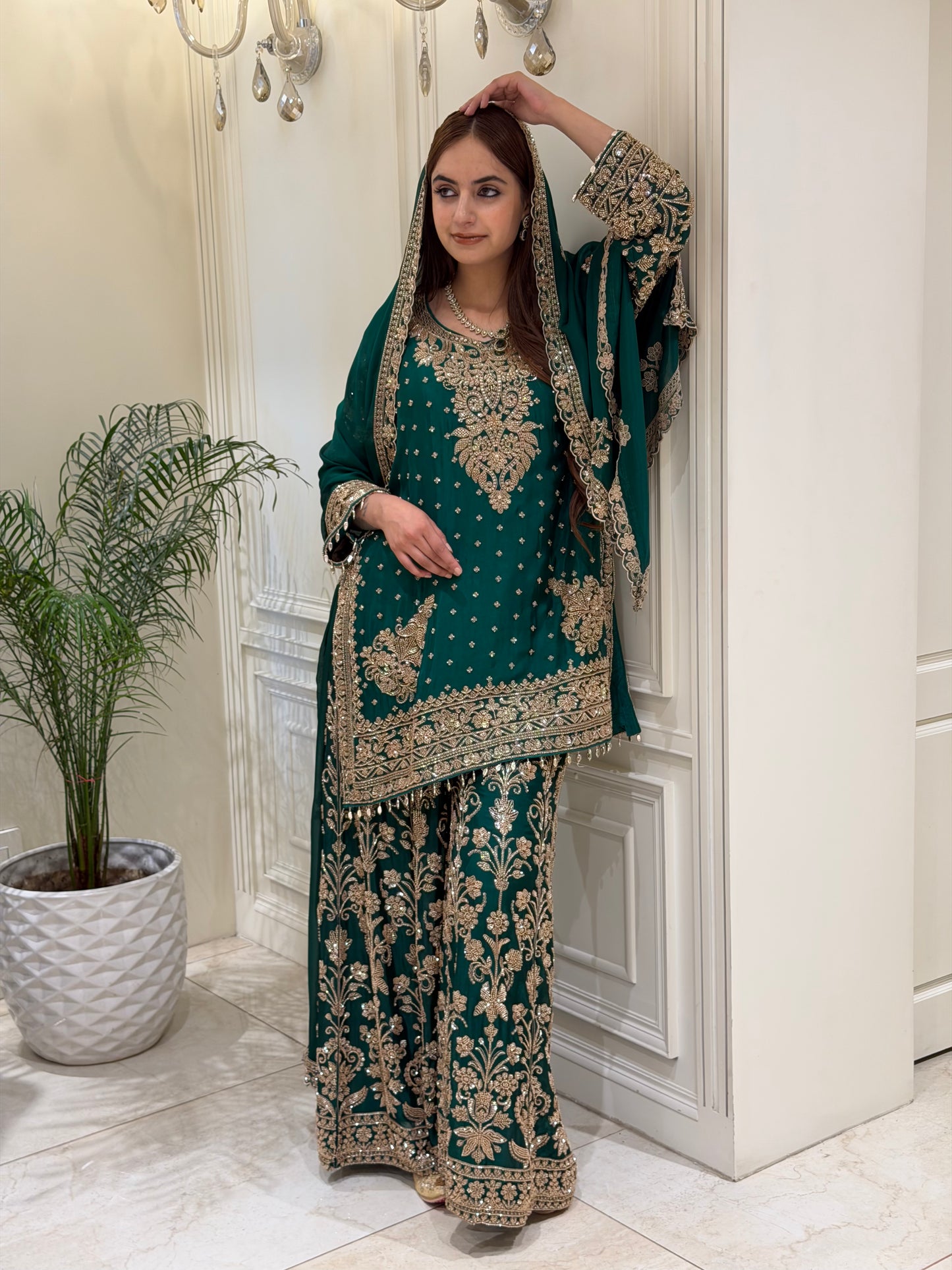 Noor-e-Zarqash Sharara Set