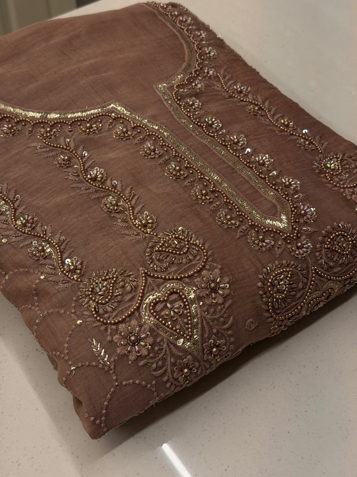 Noor-e-Zar Chanderi Suit Set