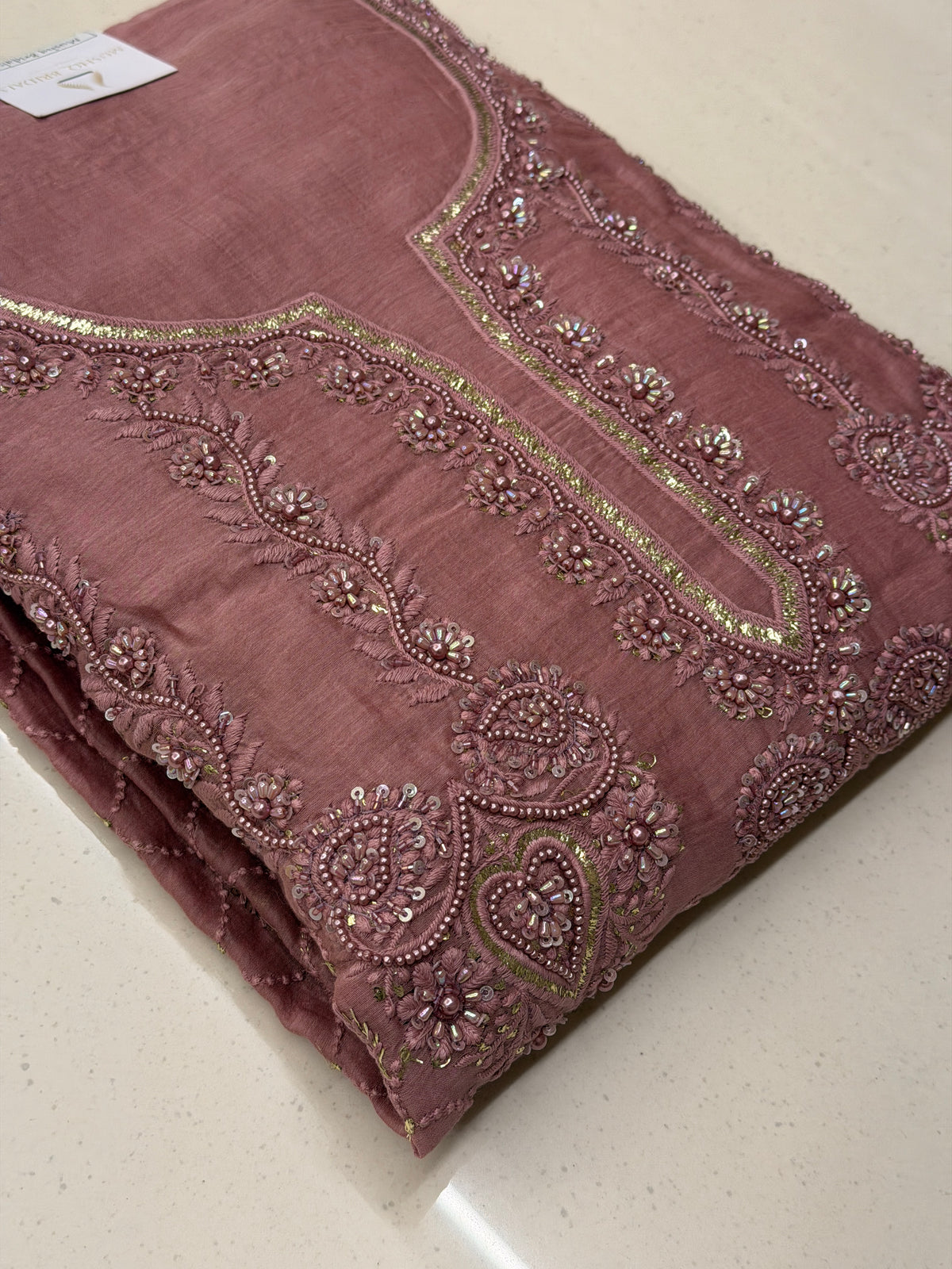 Noor-e-Zar Chanderi Suit Set