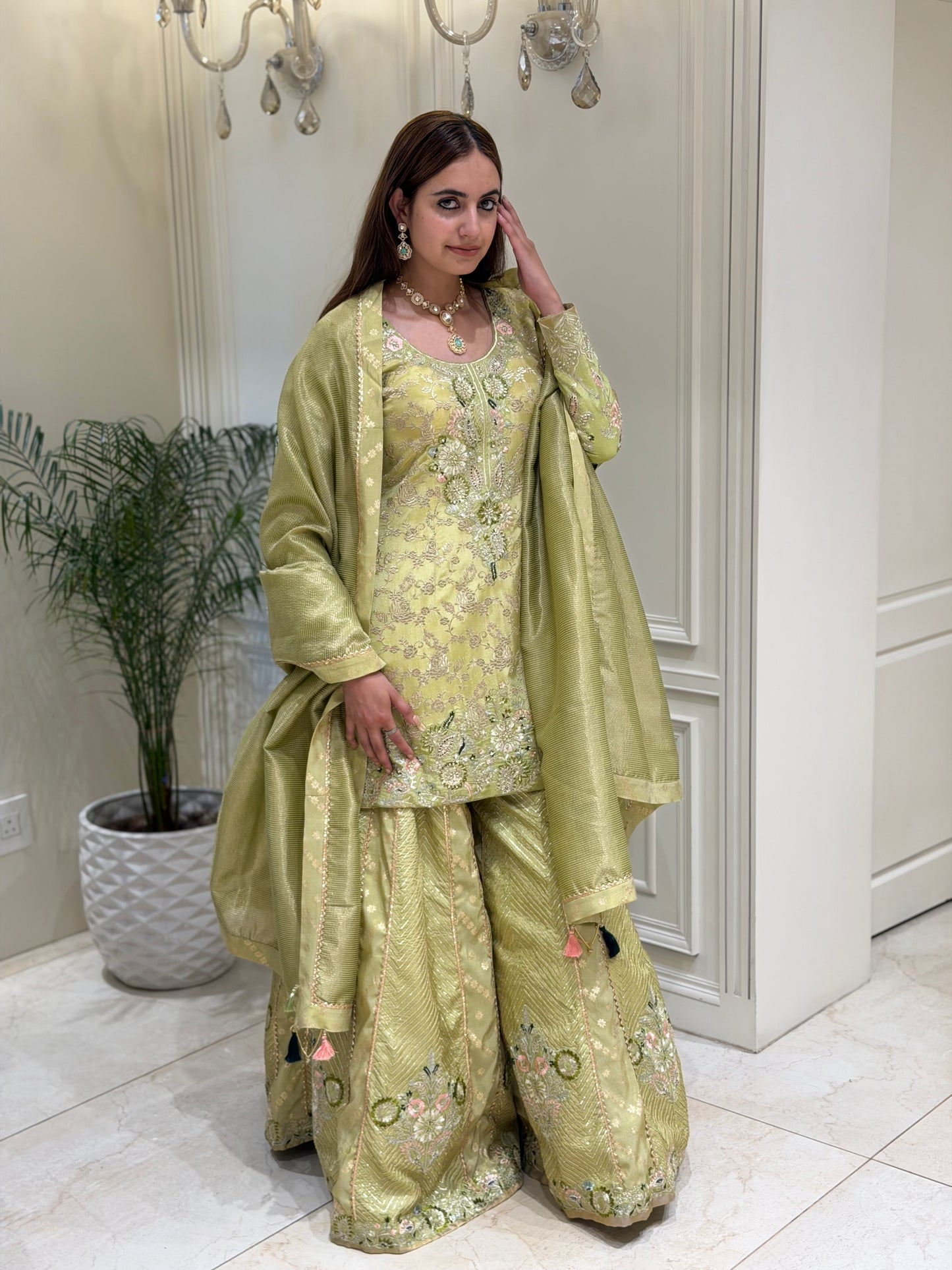 Noor-e-Zamrud Sharara Set