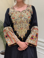Noor-e-Zehn Satin Crepe Co-Ord Set