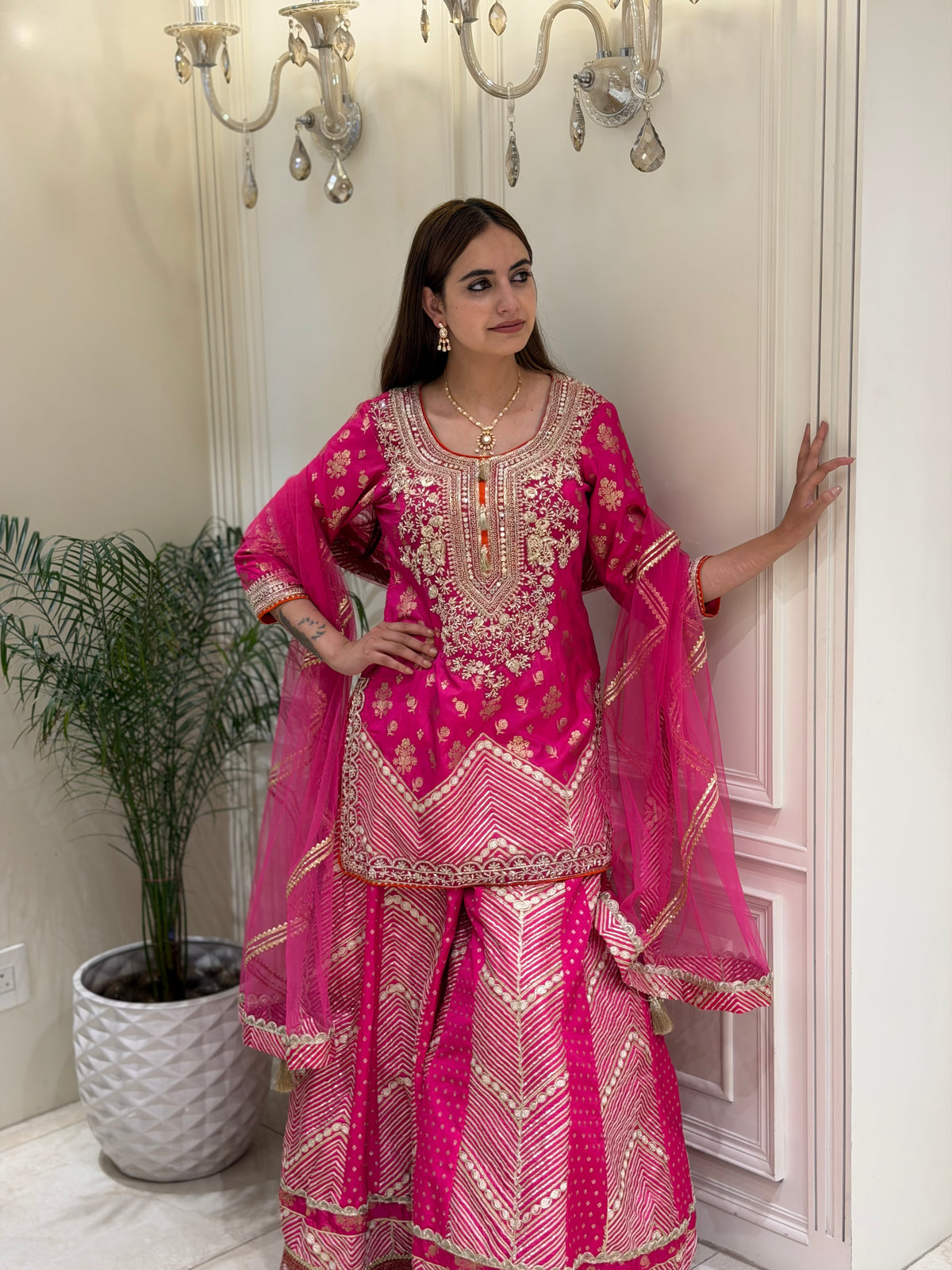 Noor-e-Rangrez Sharara Set