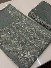 Noor-e-Gulnaar Chikankari Suit Set