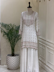 Noor-e-Rouhi Chinon Embellished Sharara Set