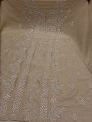 Noor-e-Ivory Monga Chikankari Luxury Formal