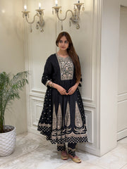 Noor-e-Zarmina Cotton Silk Suit Set