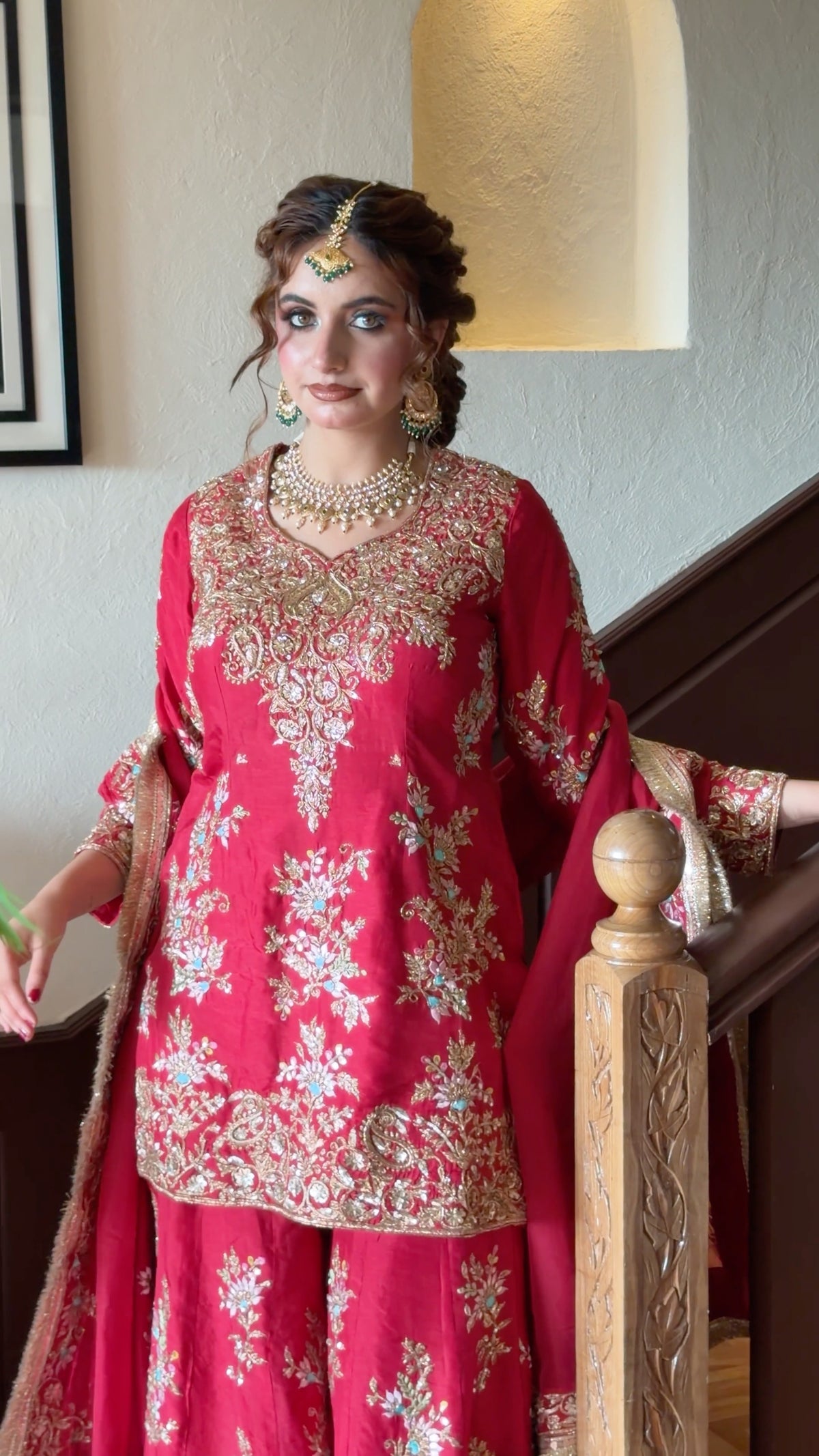 Luxury Pure Tussar Silk Sharara Set