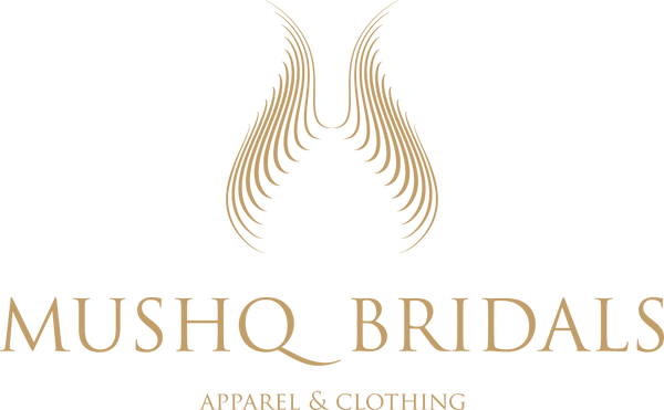 MUSHQ Bridals gold logo and wordmark
